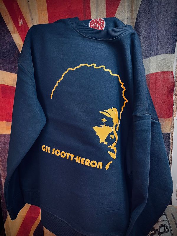 GIL SCOTT HERON OVERSIZED ORGANIC COTTON SWEATSHIRT