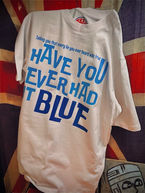 BLUE  Organic Cotton T Shirt