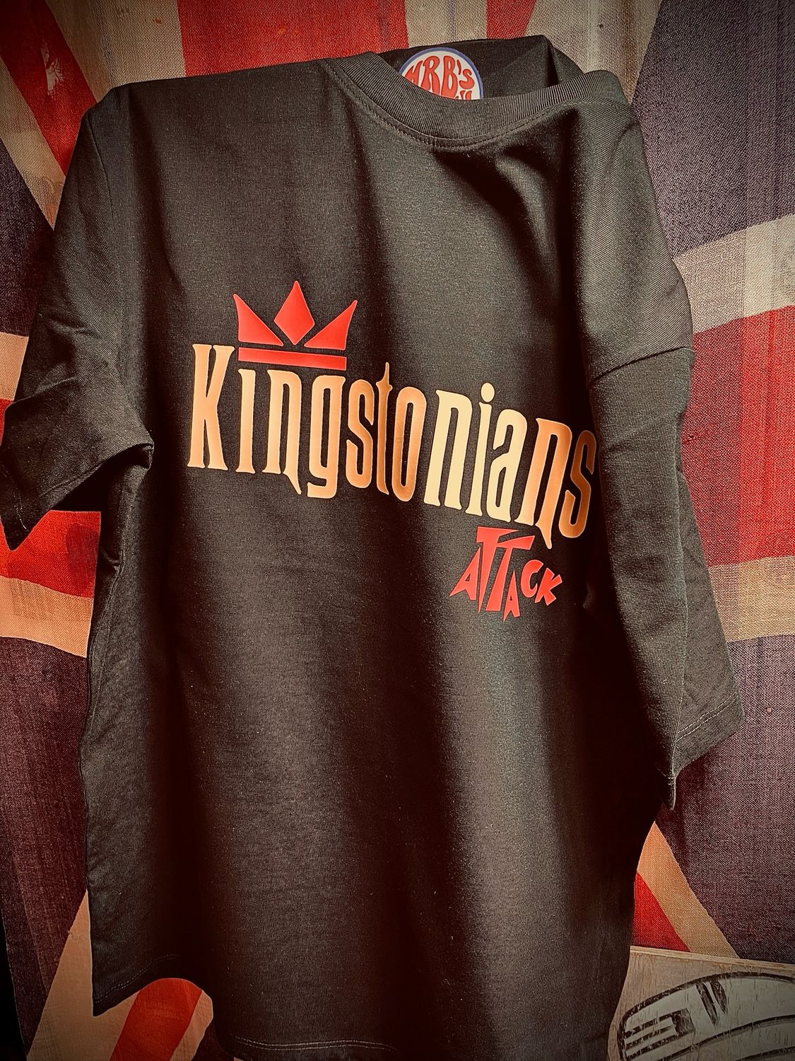 KINGSTONIANS (ATTACK) ORGANIC COTTON T SHIRT
