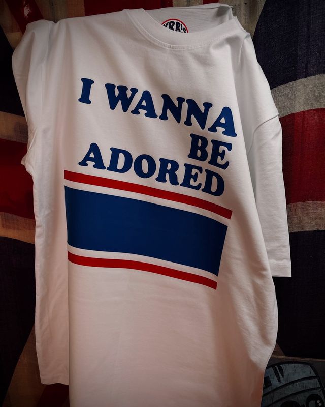 I WANNA BE ADORED organic cotton t-shirt