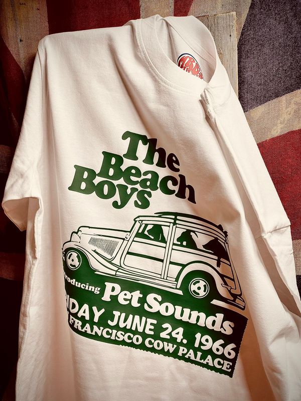 PET SOUNDS SF 66 ORGANIC COTTON T SHIRT