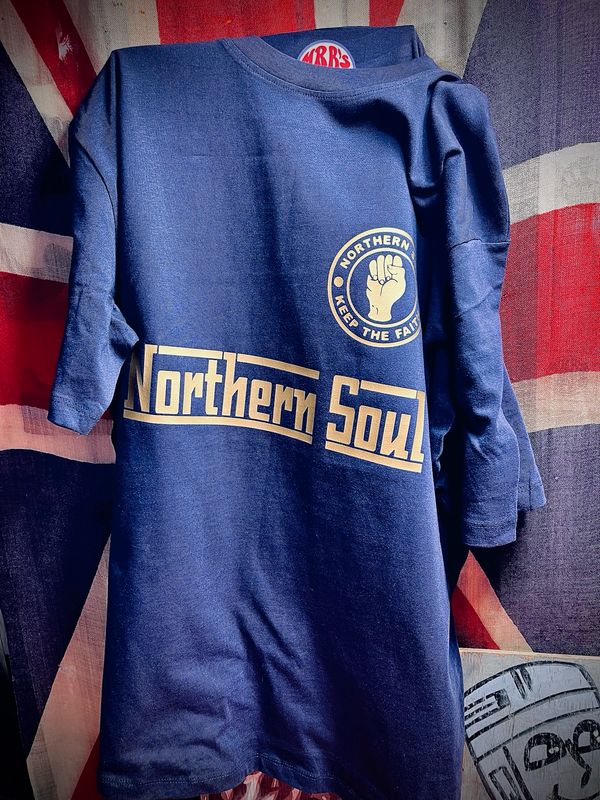 Northern Soul Lambretta Style Organic Cotton T Shirt