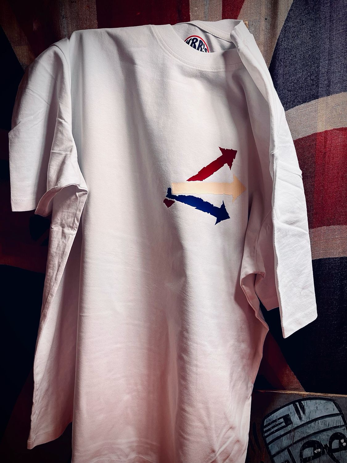 Red White Blue Arrow Organic T-Shirt
