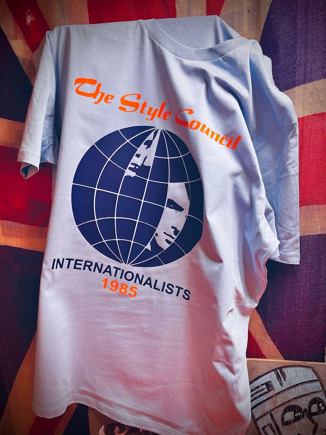 INTERNATIONALIST THe Style Council 1985 ORGNAIC COTTON T SHIRT
