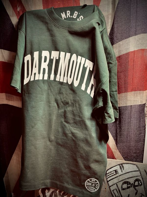 Dartmouth organic cotton T-Shirt SEE SIZE CHART IN DESCRIPTION