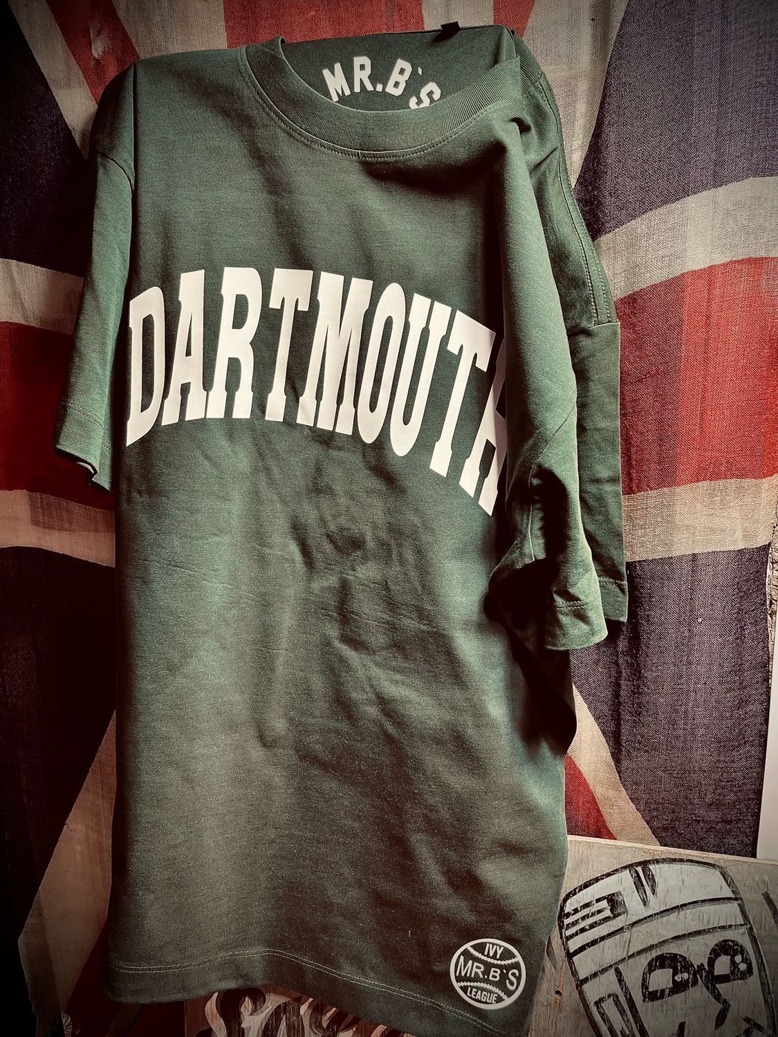 Dartmouth organic cotton T-Shirt SEE SIZE CHART IN DESCRIPTION