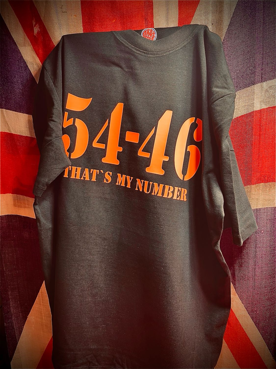 54-46 thats my number organic cotton t shirt