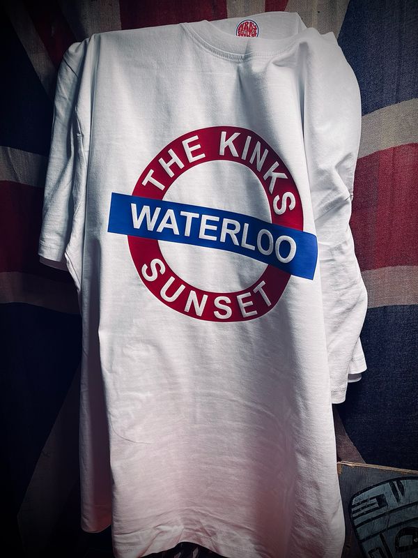 THE KINKS WATERLOO SUNSET ORGANIC COTTON T SHIRT