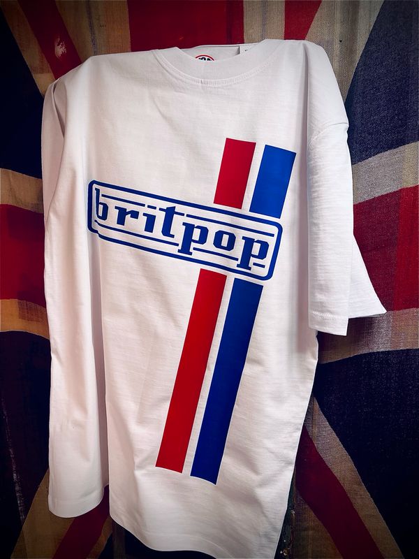 BRITPOP STRIPES organic cotton T Shirt