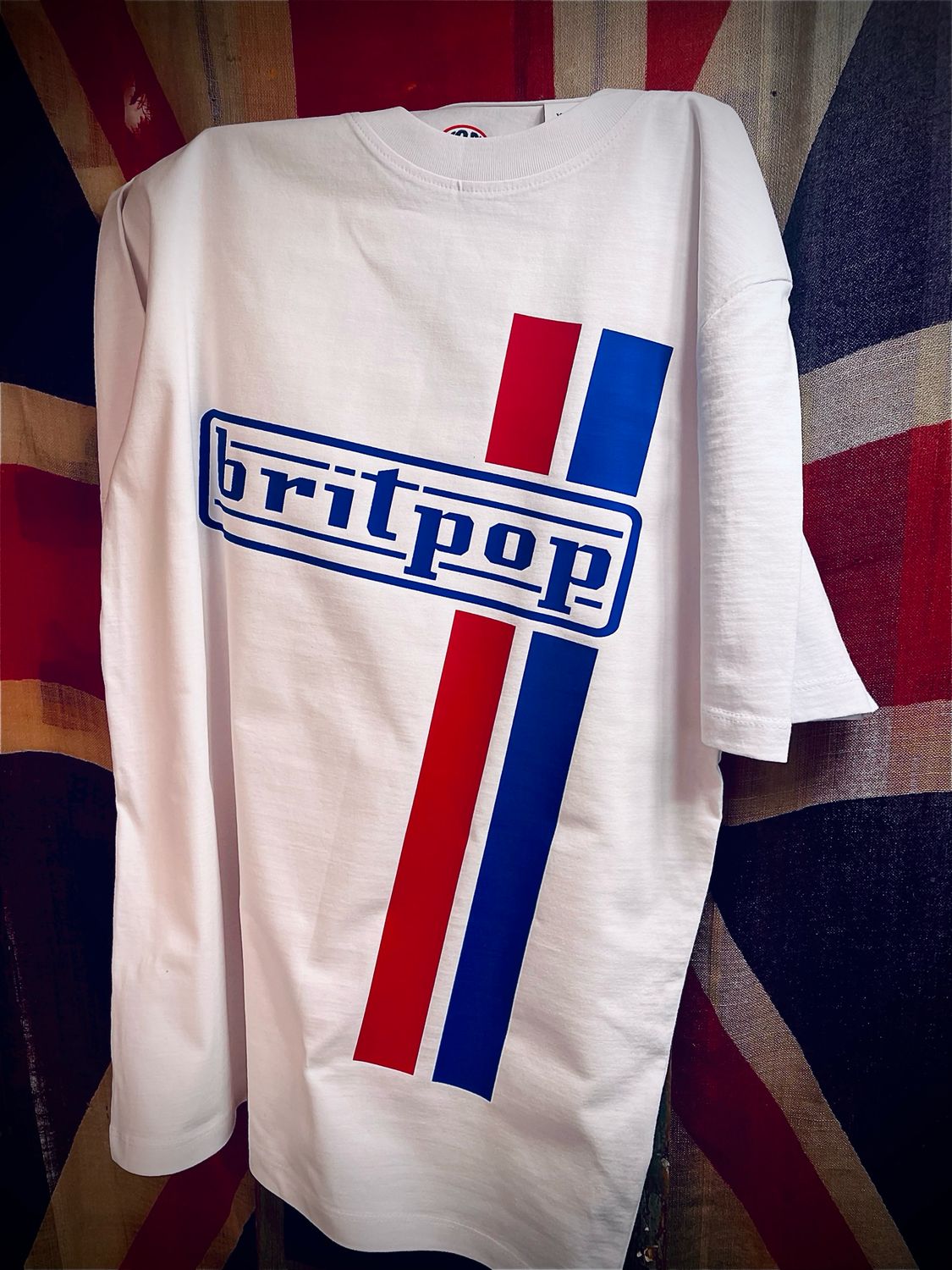 BRITPOP STRIPES organic cotton T Shirt