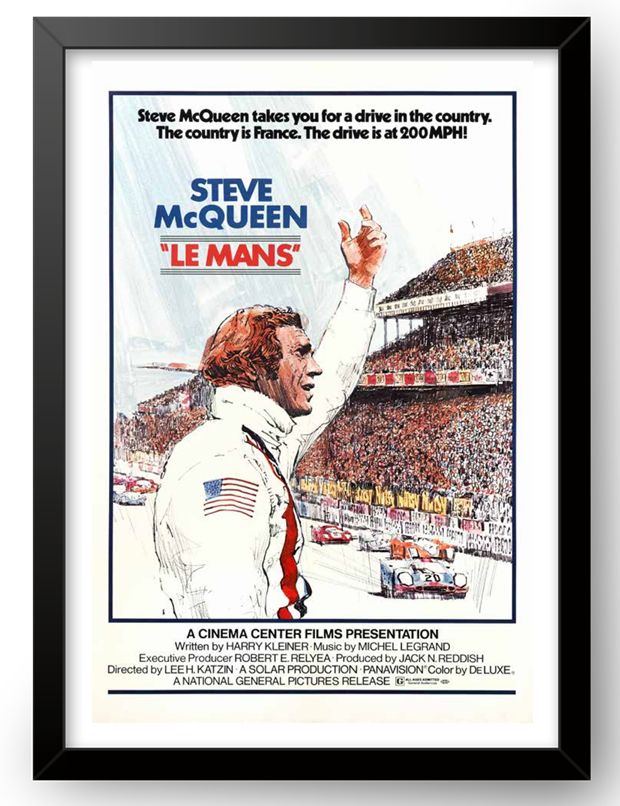 STEVE MCQUEEN MOVIE A3 PRINT  Premium Glossy Weight: 210 gsm Unframed