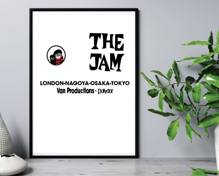 A3 PRINT Premium Glossy Weight: 210 gsm Unframed THE JAM TOUR OF JAPAN 80