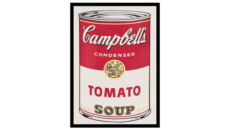 A3 PRINT  Premium Glossy Weight: 210 gsm Unframed ANDY WARHOL CAMPBELLS SOUP