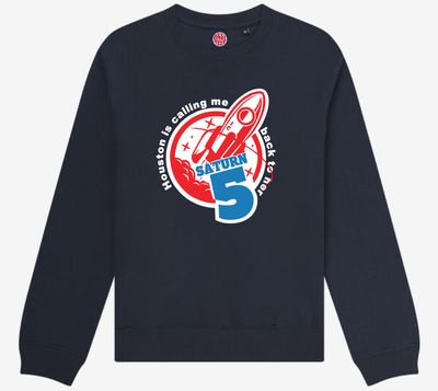 SATURN 5 INSPIRAL CARPETS INSPIRED ORGANIC COTTON SWEATSHIRT