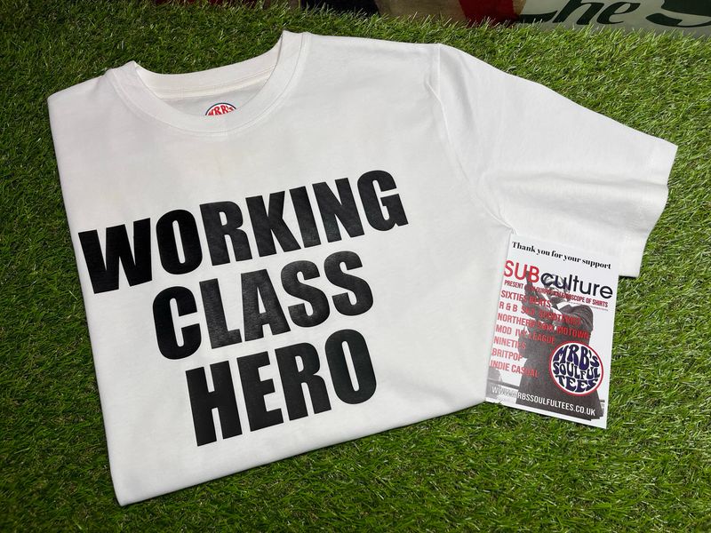 WORKING CLASS HERO organic cotton t shirt