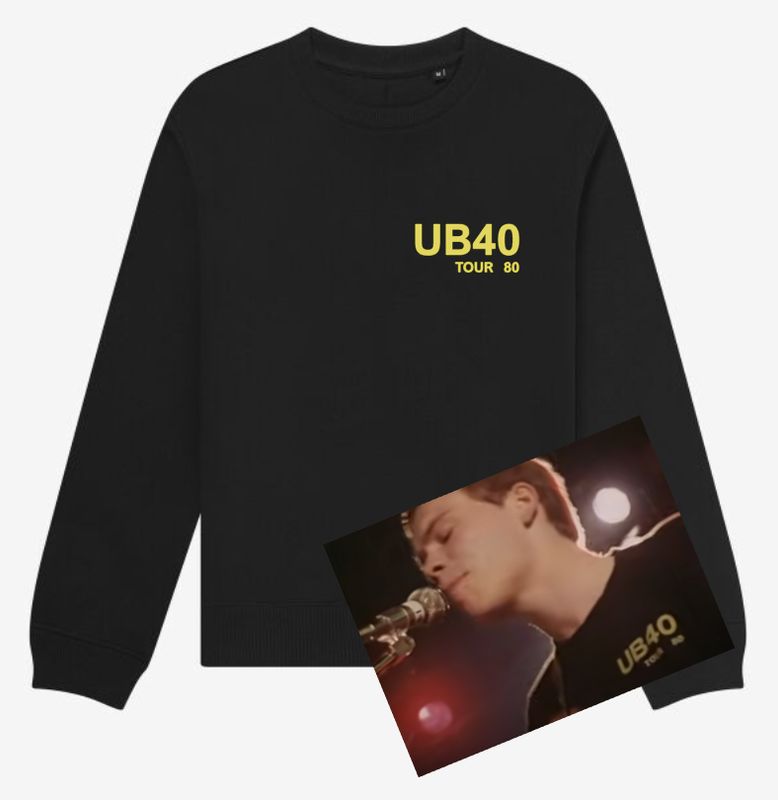 UB40 TOUR 80 ORGANIC COTTON SWEATSHIRT