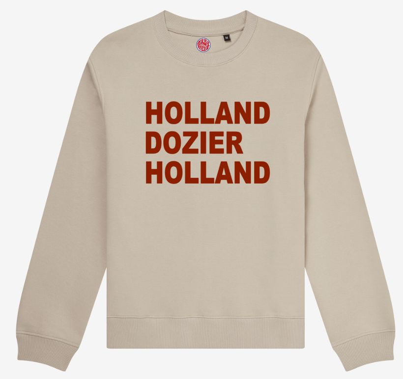 HOLLAND DOZIER HOLLAND NAMES ORGANIC COTTON SWEATSHIRT