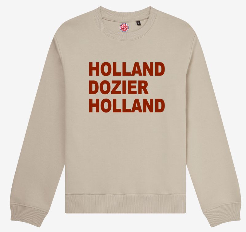 HOLLAND DOZIER HOLLAND NAMES ORGANIC COTTON SWEATSHIRT HOLLAND DOZIER HOLLAND NAMES ORGANIC COTTON SWEATSHIRT