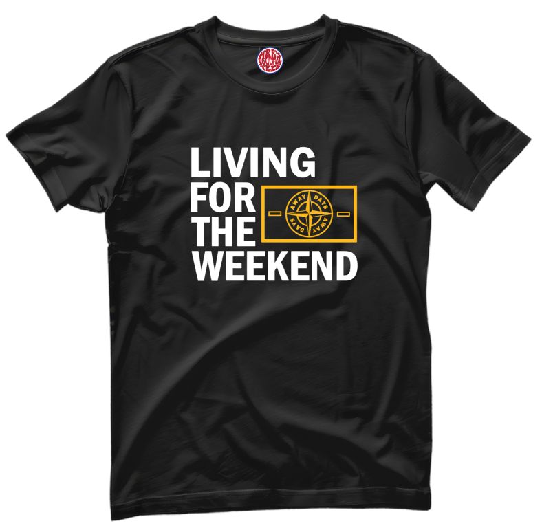 LIVING FOR THE WEEKEND Organic Cotton T Shirt LIVING FOR THE WEEKEND Organic Cotton T Shirt