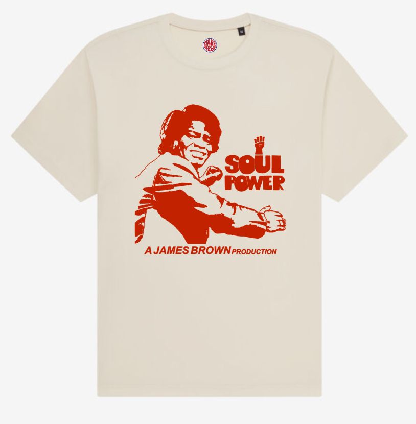 James Brown Soul Power Organic Cotton T-Shirt