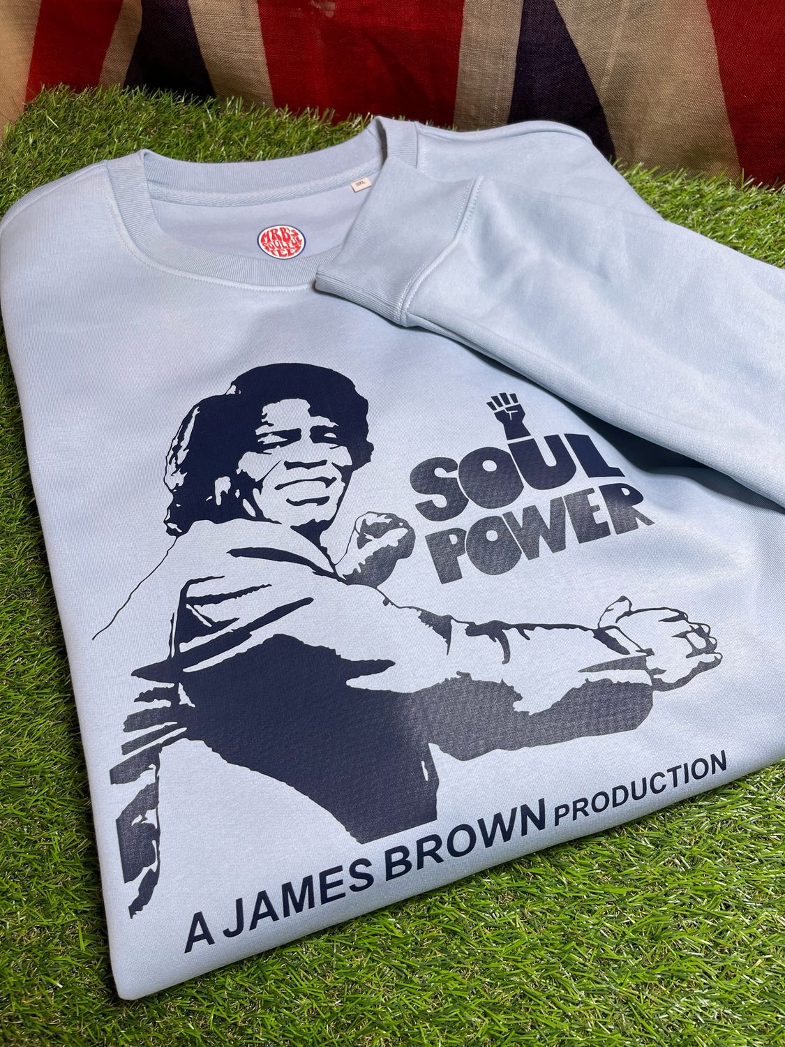 James brown Soul Power organic cotton Sweatshirt James brown Soul Power organic cotton Sweatshirt