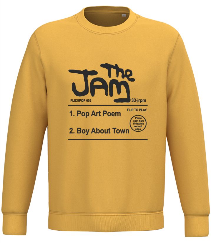 POP ART THE JAM FLEXIPOP ORGANIC COTTON SWEATSHIRT