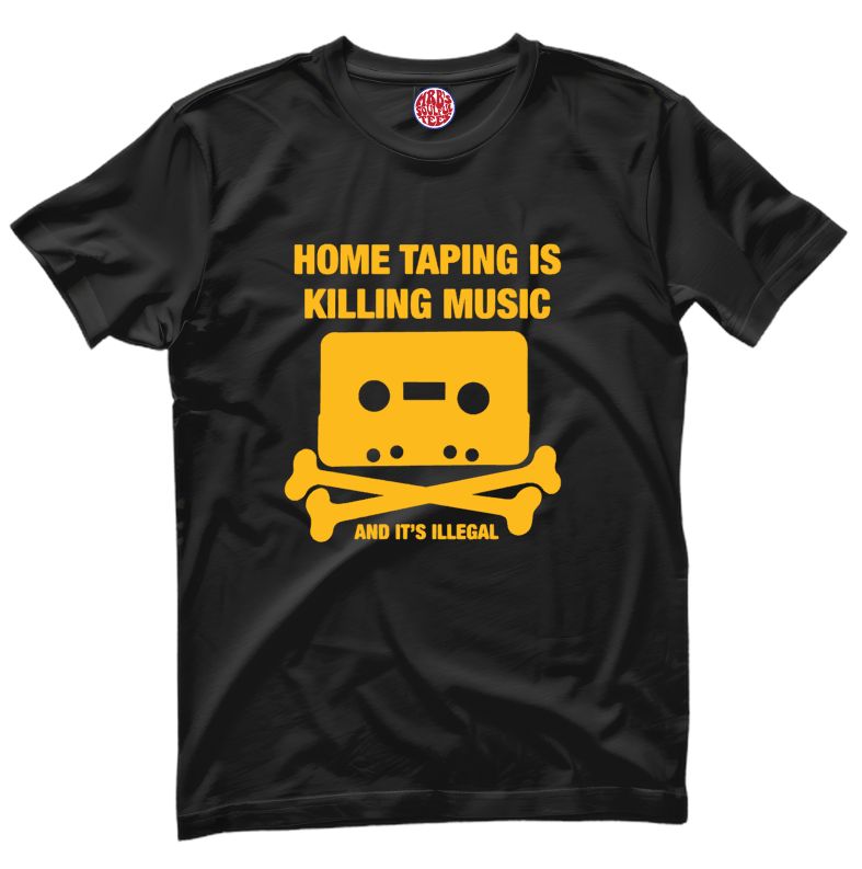 HOME TAPING ORGANIC COTTON T SHIRT