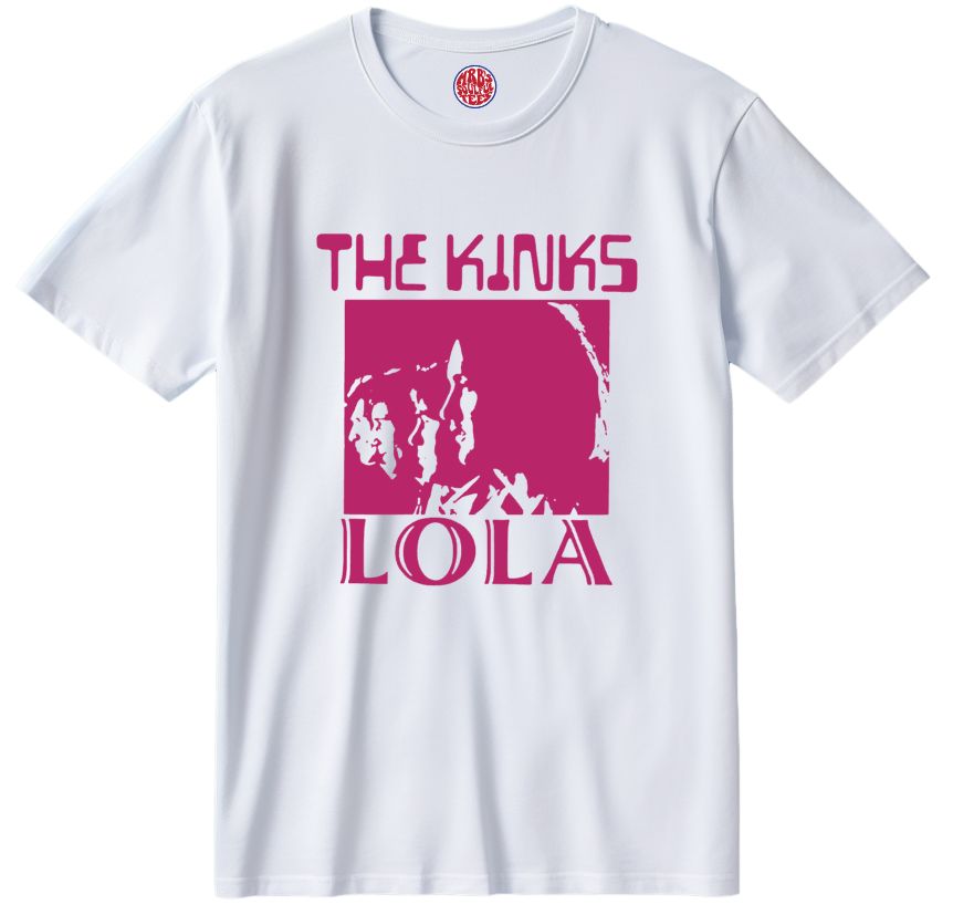 THE KINKS LOLA ORGANIC COTTON T SHIRT THE KINKS LOLA ORGANIC COTTON T SHIRT