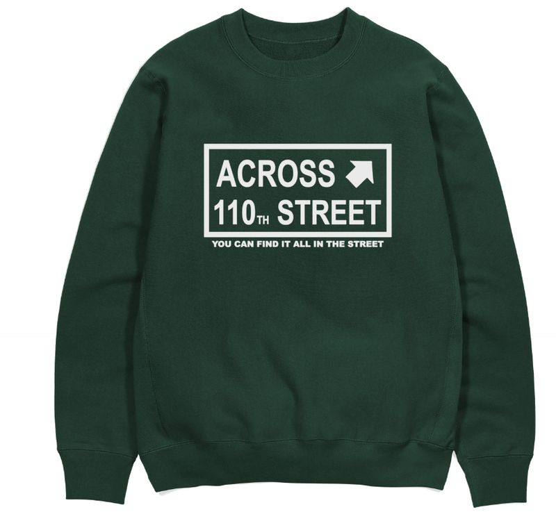 Across 110th Street, Bobby Womack organic cotton sweatshirt Across 110th Street, Bobby Womack organic cotton sweatshirt