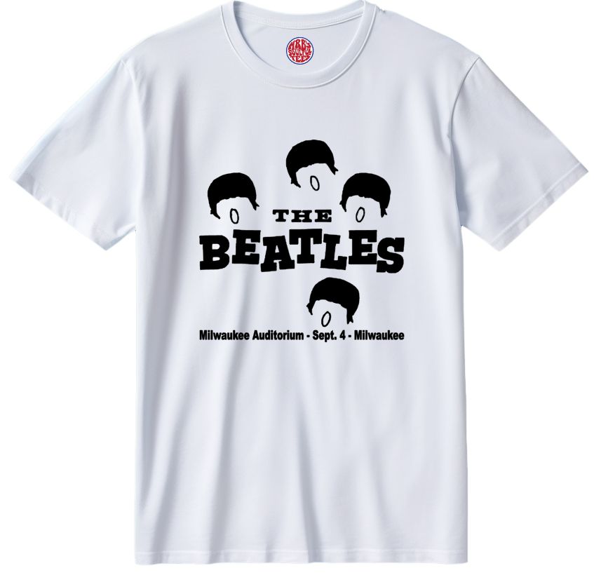 THE BEATLES MILWAUKEE USA ORGANIC COTTON T SHIRT
