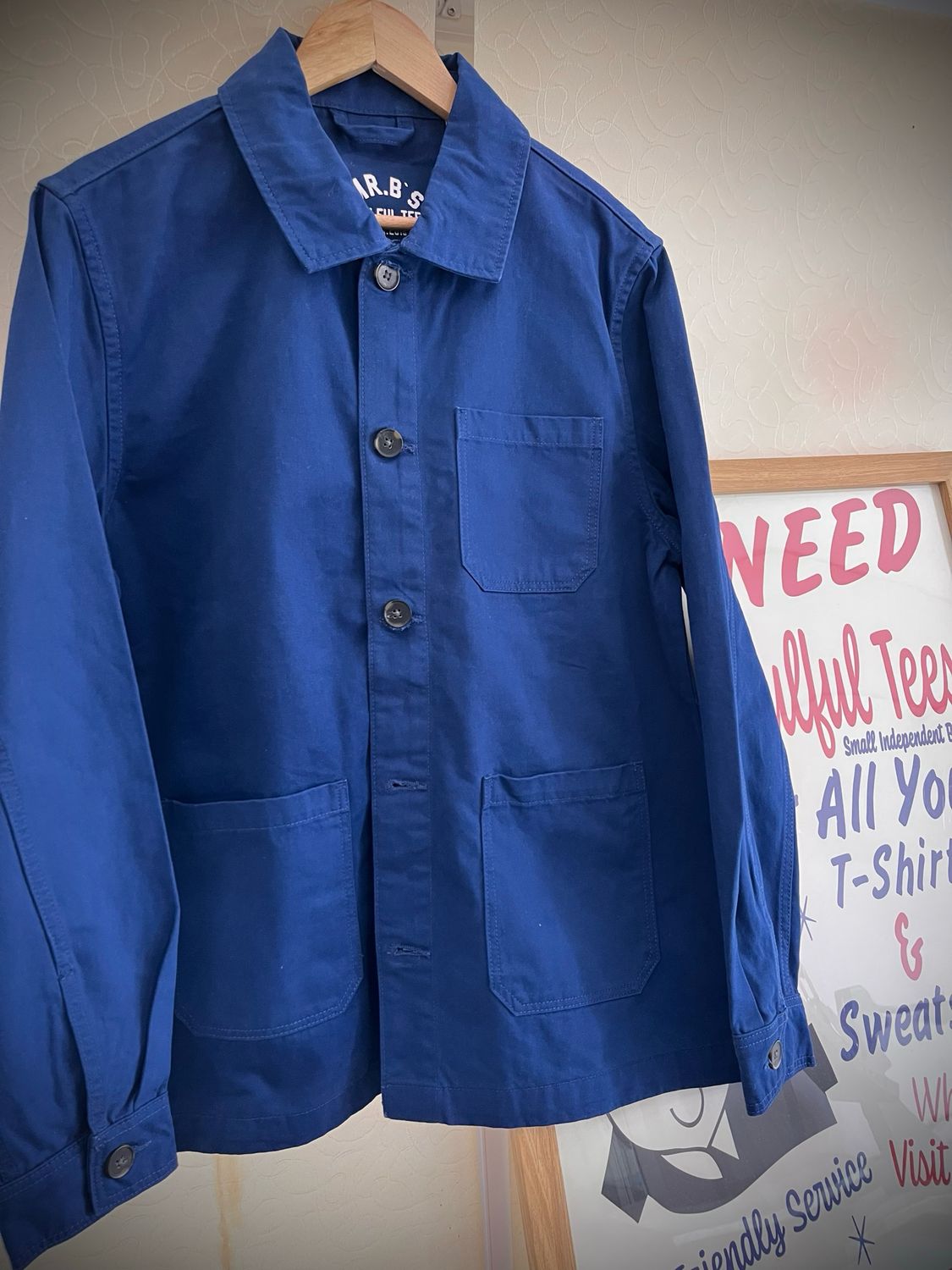 WASHED AFFECT CHORE JACKET ORGANIC COTTON WASHED AFFECT CHORE JACKET ORGANIC COTTON