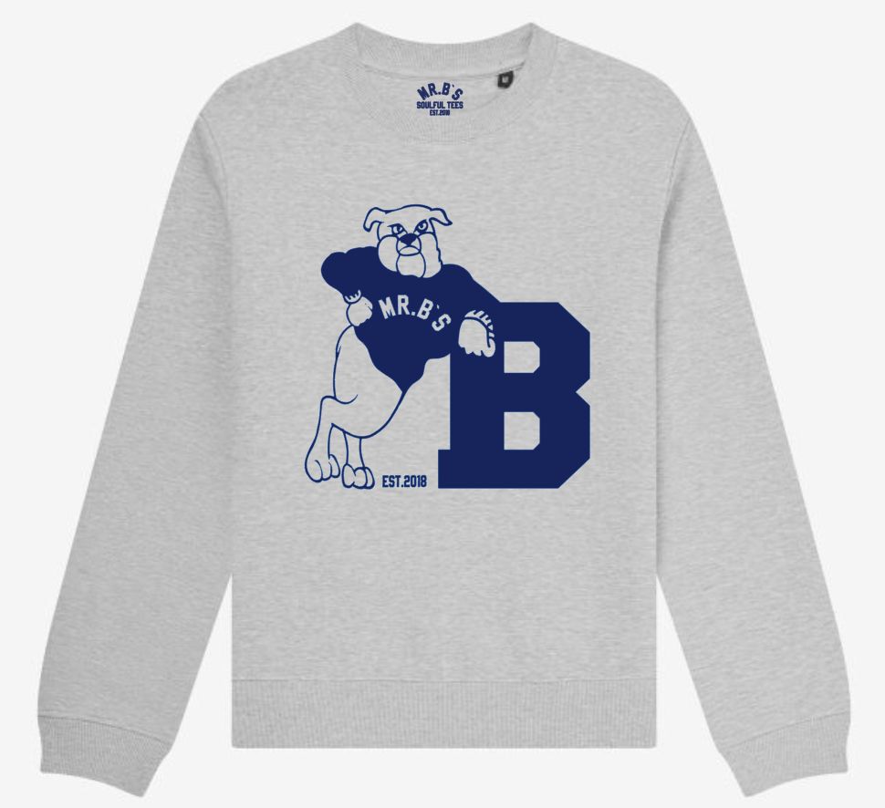 MR.B`S BULLDOG ORGANIC COTTON SWEATSHIRT