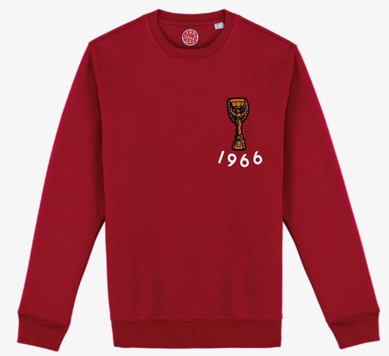 ENGLAND 1966 ORGANIC COTTON SWEATSHIRT ENGLAND 1966 ORGANIC COTTON SWEATSHIRT