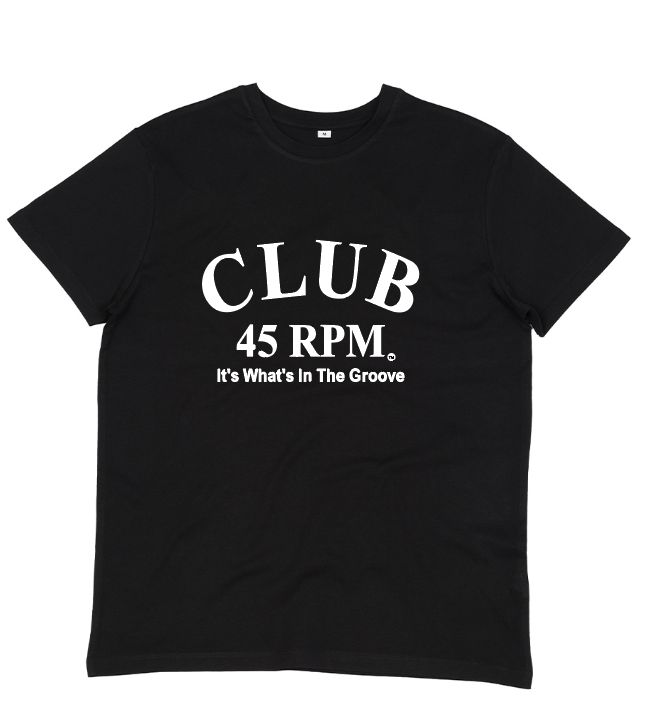Club 45 rpm ORGANIC COTTON T SHIRT Club 45 rpm ORGANIC COTTON T SHIRT