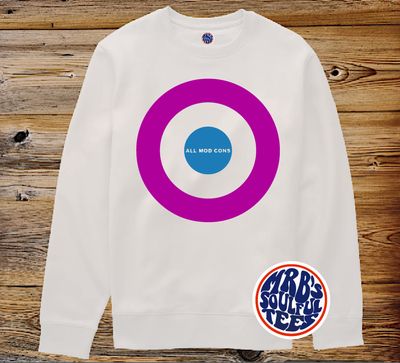 ALL MOD CONS TARGET ORGANIC COTTON SWEATSHIRT ALL MOD CONS TARGET ORGANIC COTTON SWEATSHIRT