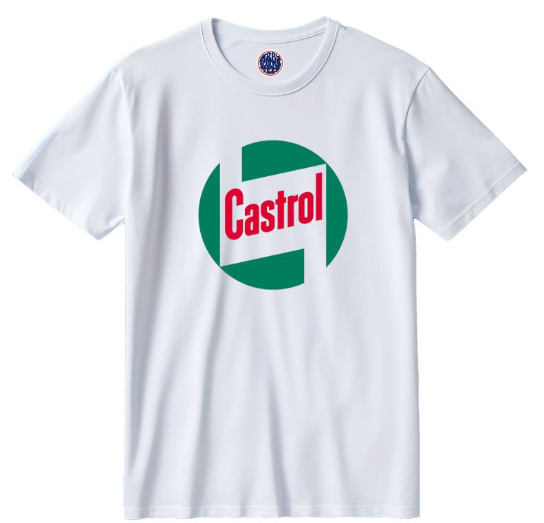 CASTROL VINTAGE 50S/60S LOGO ORGANIC COTTON T SHIRT CASTROL VINTAGE 50S/60S LOGO ORGANIC COTTON T SHIRT