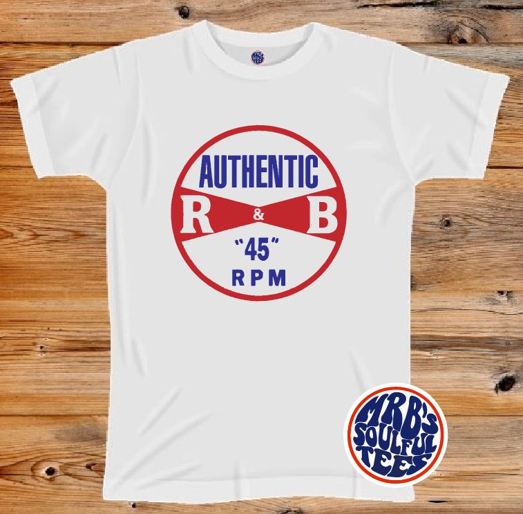 Authentic R&B 45rpm heavy organic cotton T Shirt
