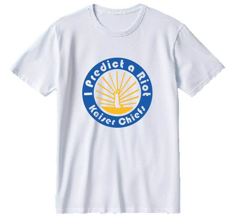 I predict a riot Kaiser Chiefs Organic Cotton T shirt I predict a riot Kaiser Chiefs Organic Cotton T shirt