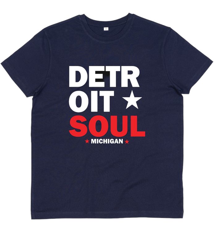 DETROIT SOUL ORGANIC COTTON T SHIRT
