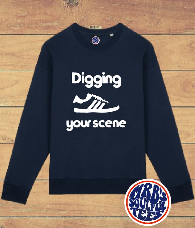 DIGGING YOUR SCENE ORGANIC COTTON SWEATSHIRT DIGGING YOUR SCENE ORGANIC COTTON SWEATSHIRT