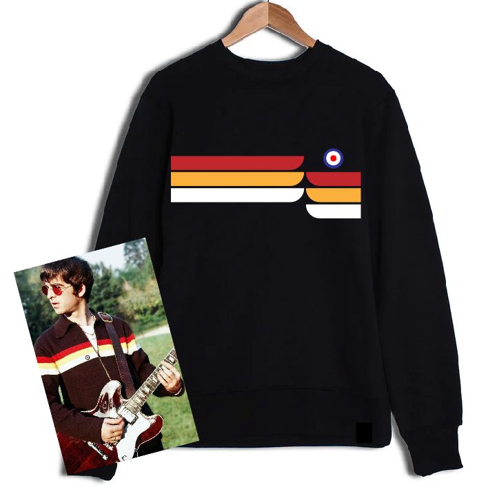 Don't look back in anger Noel Gallagher inspired organic cotton sweatshirt Don't look back in anger Noel Gallagher inspired organic cotton sweatshirt