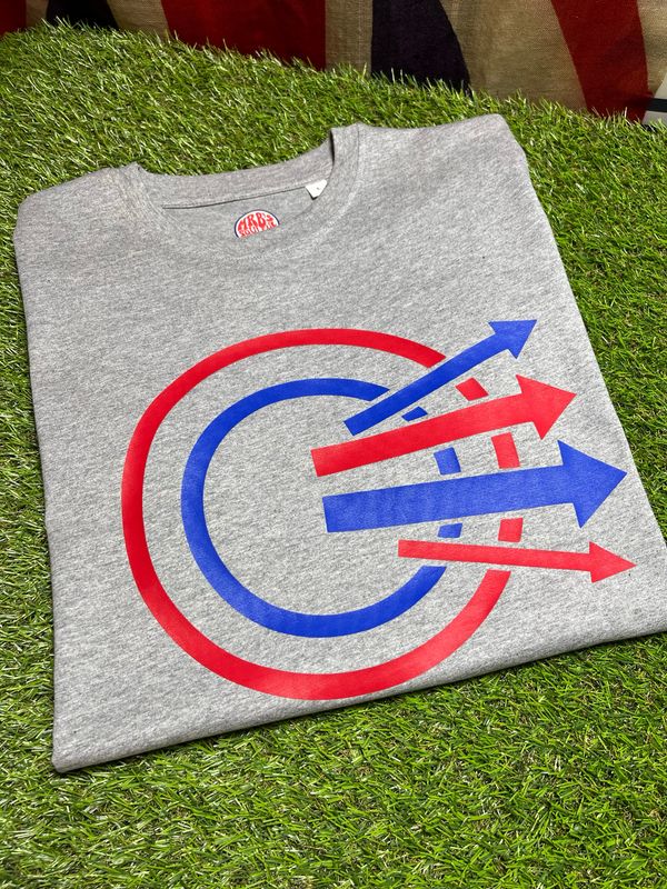 As Worn By Paul Weller Circle/arrow Mod Organic Cotton T-Shirt As Worn By Paul Weller Circle/arrow Mod Organic Cotton T-Shirt