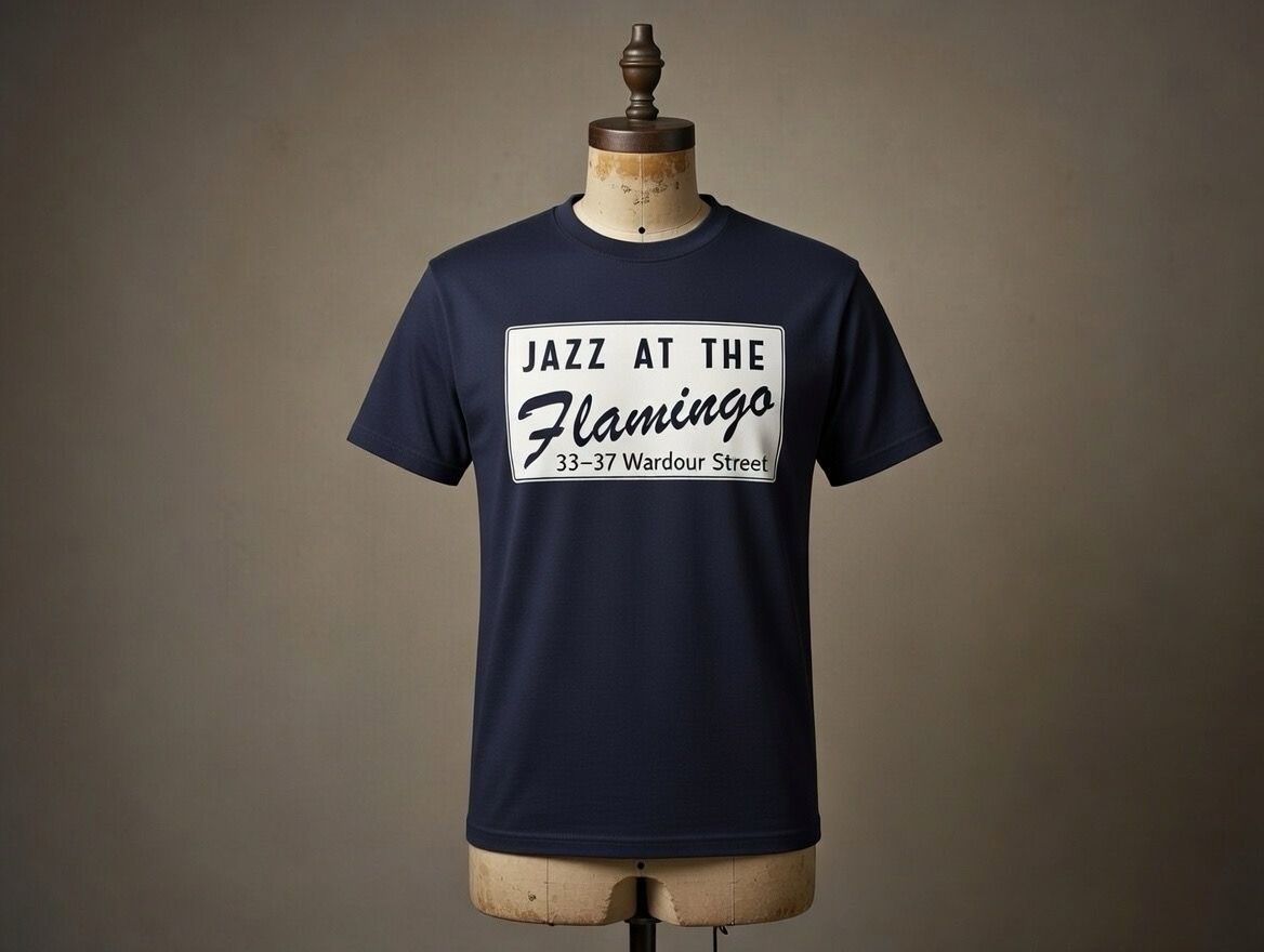 Jazz/R&B At The Flamingo organic cotton T shirt Jazz/R&B At The Flamingo organic cotton T shirt