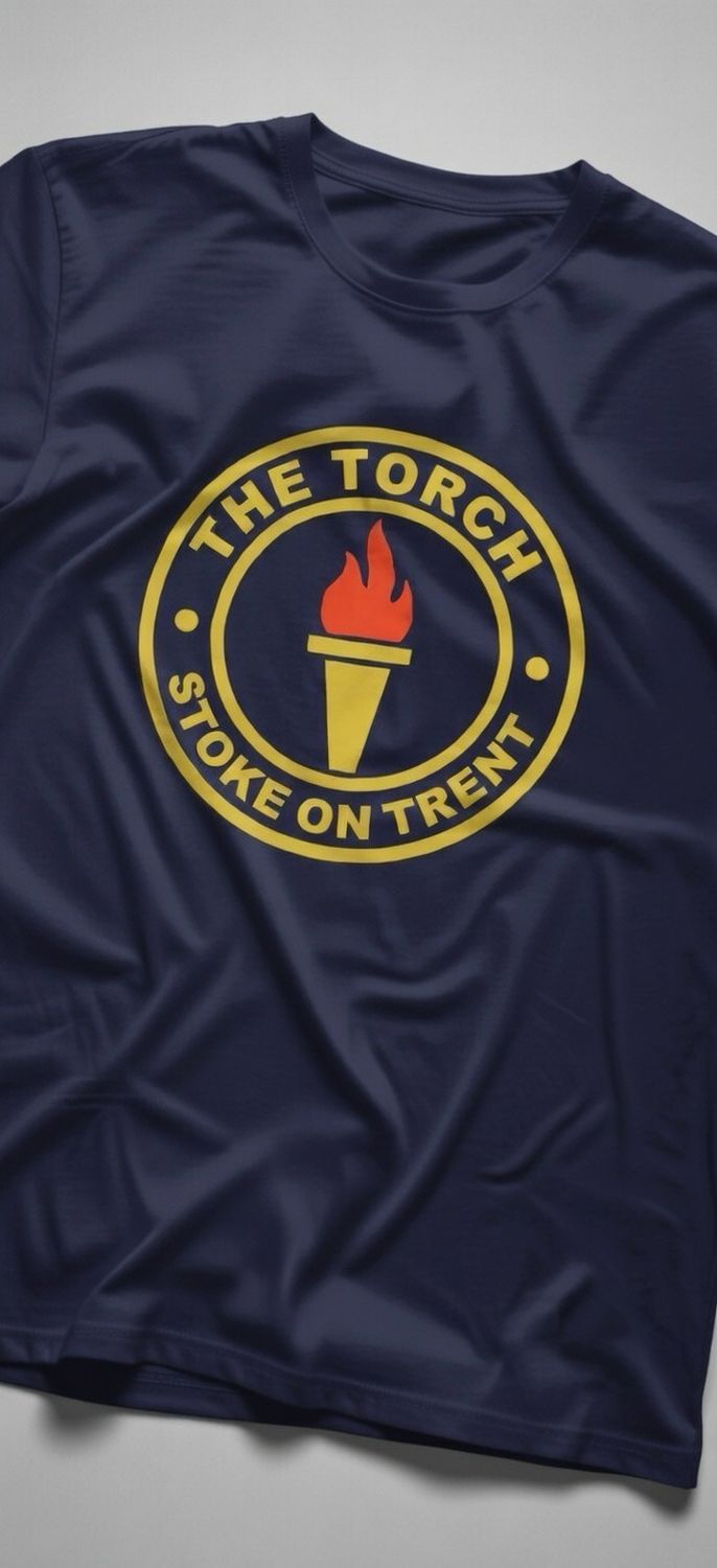 The Torch Stoke-on-Trent organic cotton T SHIRT The Torch Stoke-on-Trent organic cotton T SHIRT