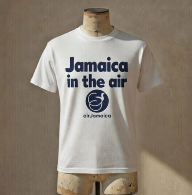Jamaica In The Air Organic Cotton T Shirt