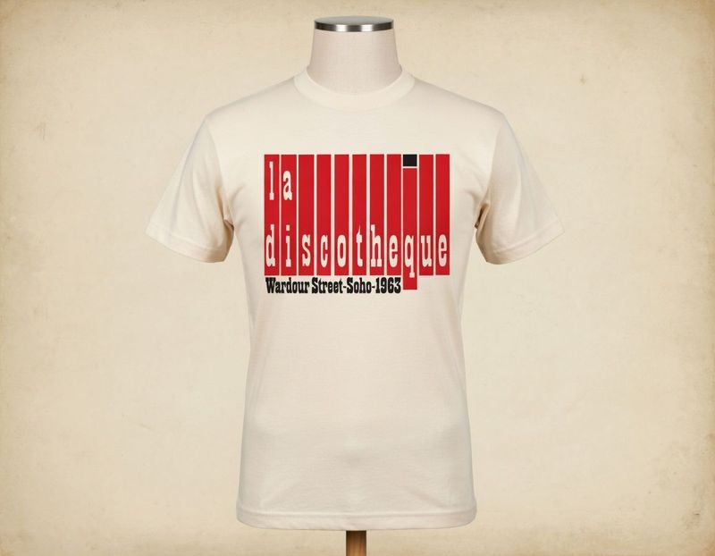 La Discotheque 1960S organic cotton T shirt