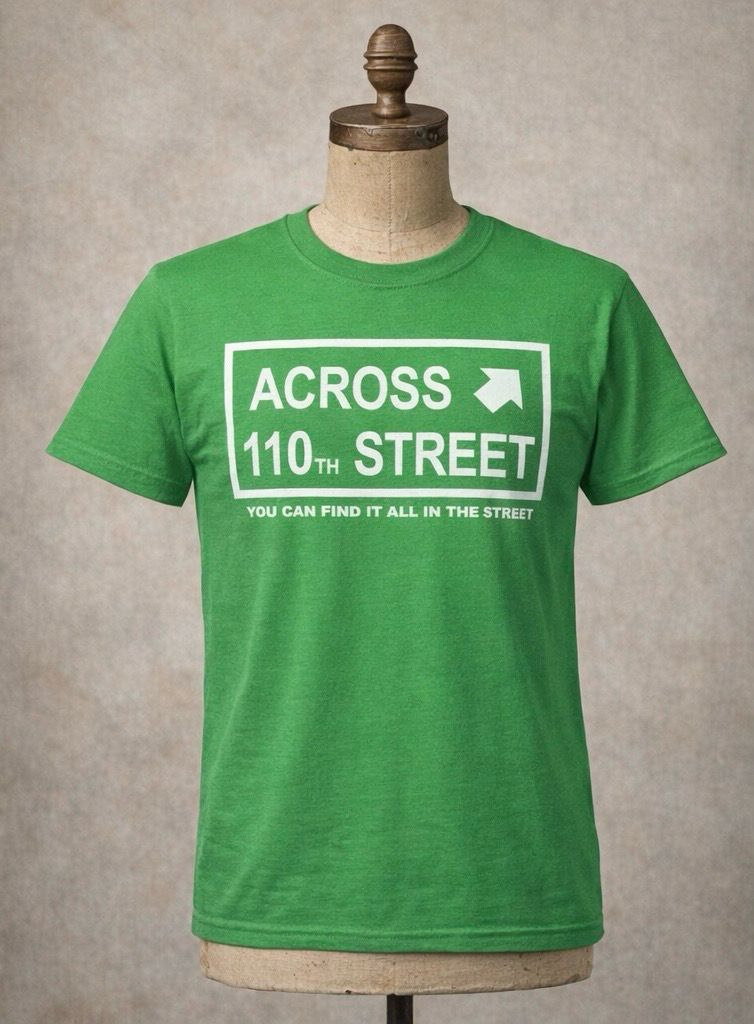 Across 110th Street, Bobby Womack organic cotton T Shirt Across 110th Street, Bobby Womack organic cotton T Shirt
