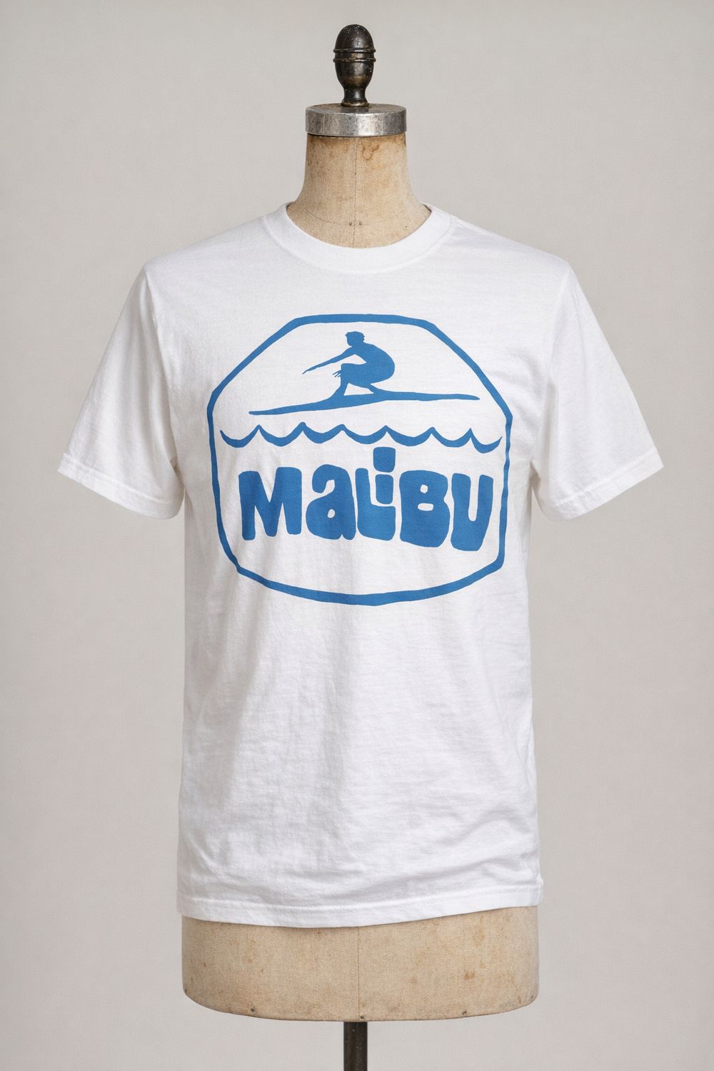As worn by Carl Wilson, Malibu organic cotton T-shirt from the Beach Boys