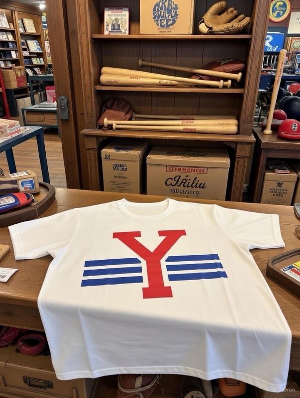 Ivy Style Y Stripe organic cotton T Shirt Ivy Style Y Stripe organic cotton T Shirt