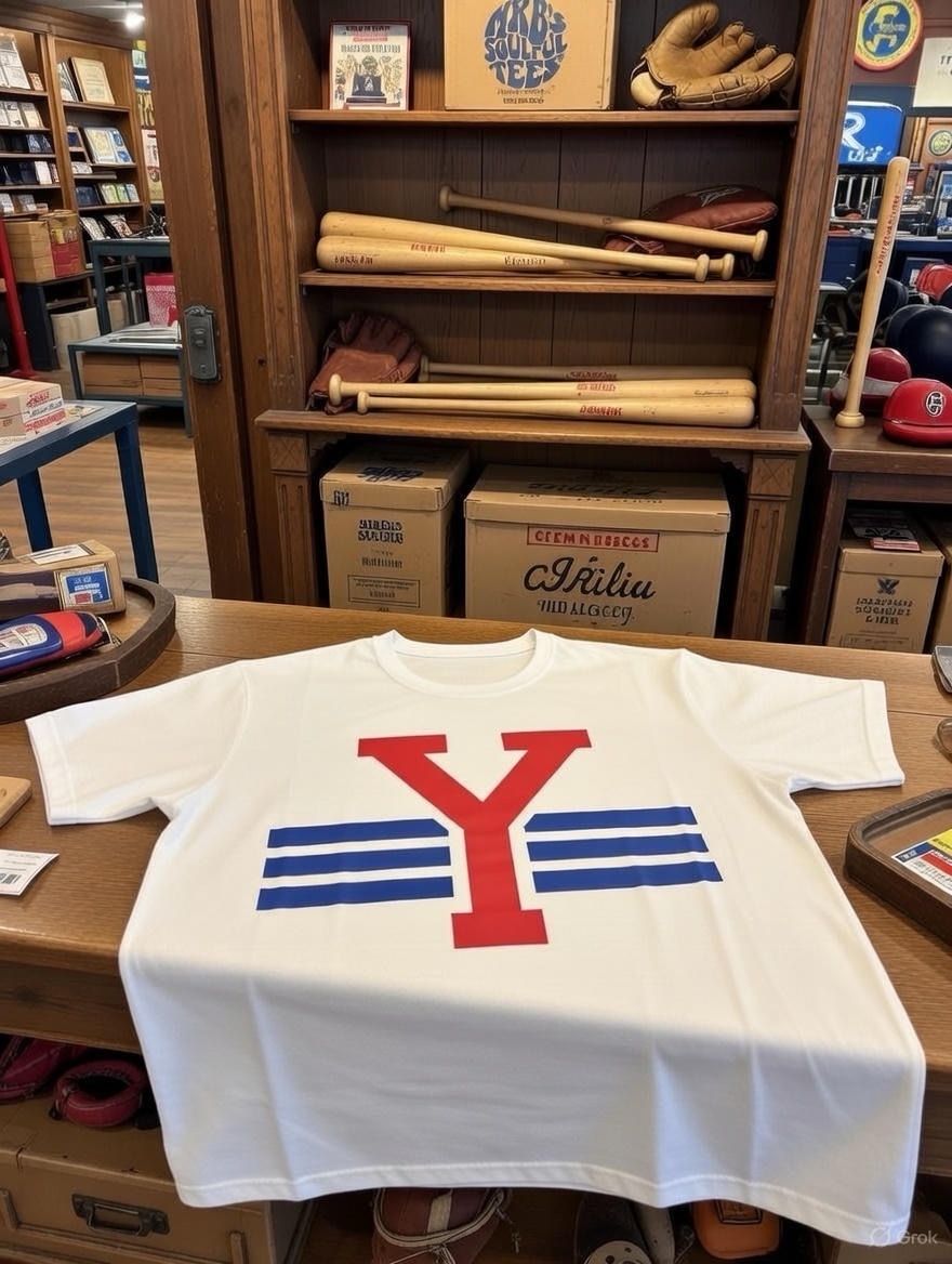 Ivy Style Y Stripe organic cotton T Shirt Ivy Style Y Stripe organic cotton T Shirt